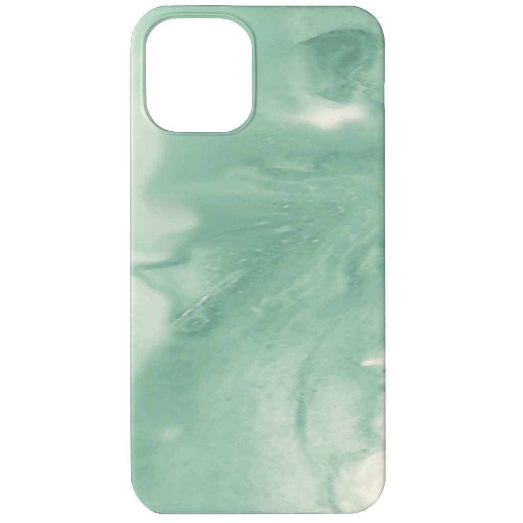 Abstract Watercolor Marble Phone Case, Slim Case, Matte, iPhone 11, Green, Mantis