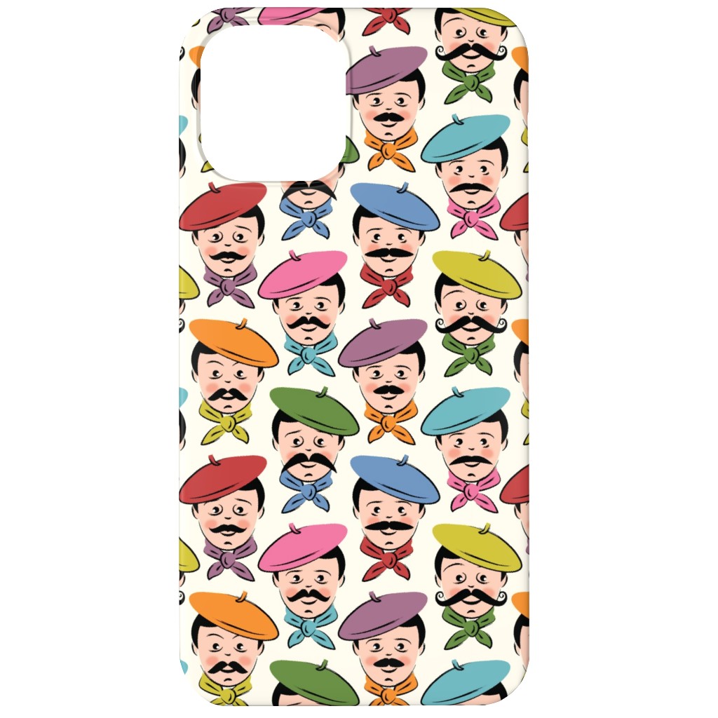 Men With Mustaches and Bandanas - Multi Phone Case, Slim Case, Matte, iPhone 11, Multicolor