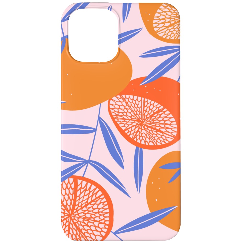 Pop Art Grapefruits - Multi Phone Case, Slim Case, Matte, iPhone 11, Orange