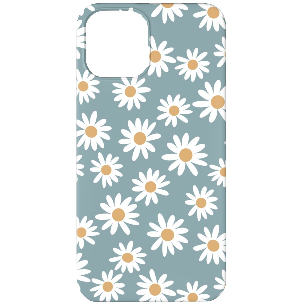 Daisies Phone Case, Slim Case, Matte, iPhone 11, Blue