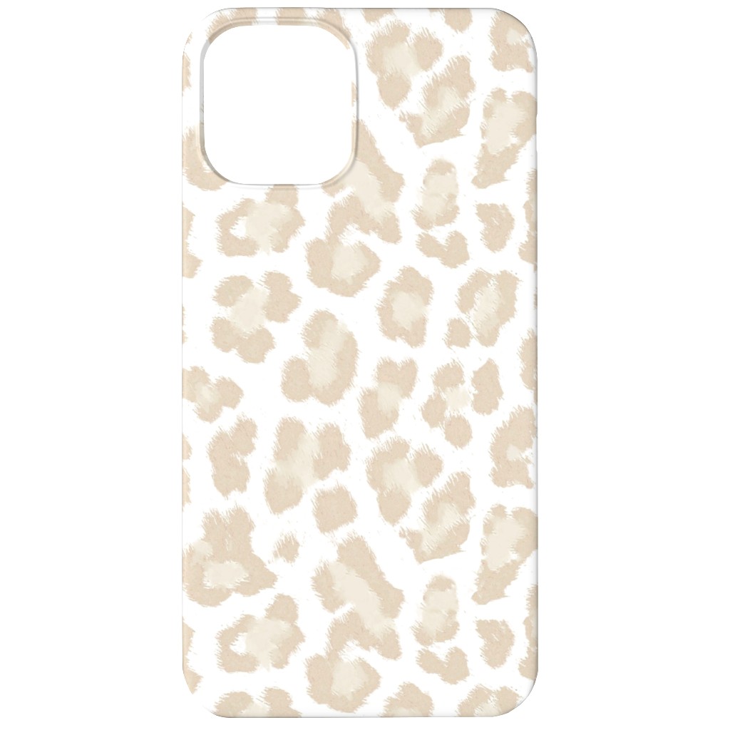 Natural Leopard - Beige Phone Case, Slim Case, Matte, iPhone 11, Beige, Pearl