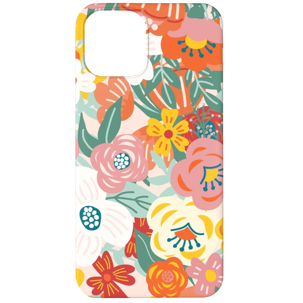 Liberty Florals Phone Case, Silicone Liner Case, Matte, iPhone 12 Mini, Multicolor