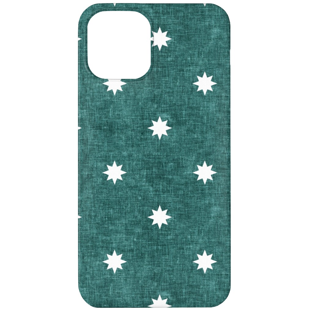 Vintage Stars Phone Case, Silicone Liner Case, Matte, iPhone 12 Mini, Green