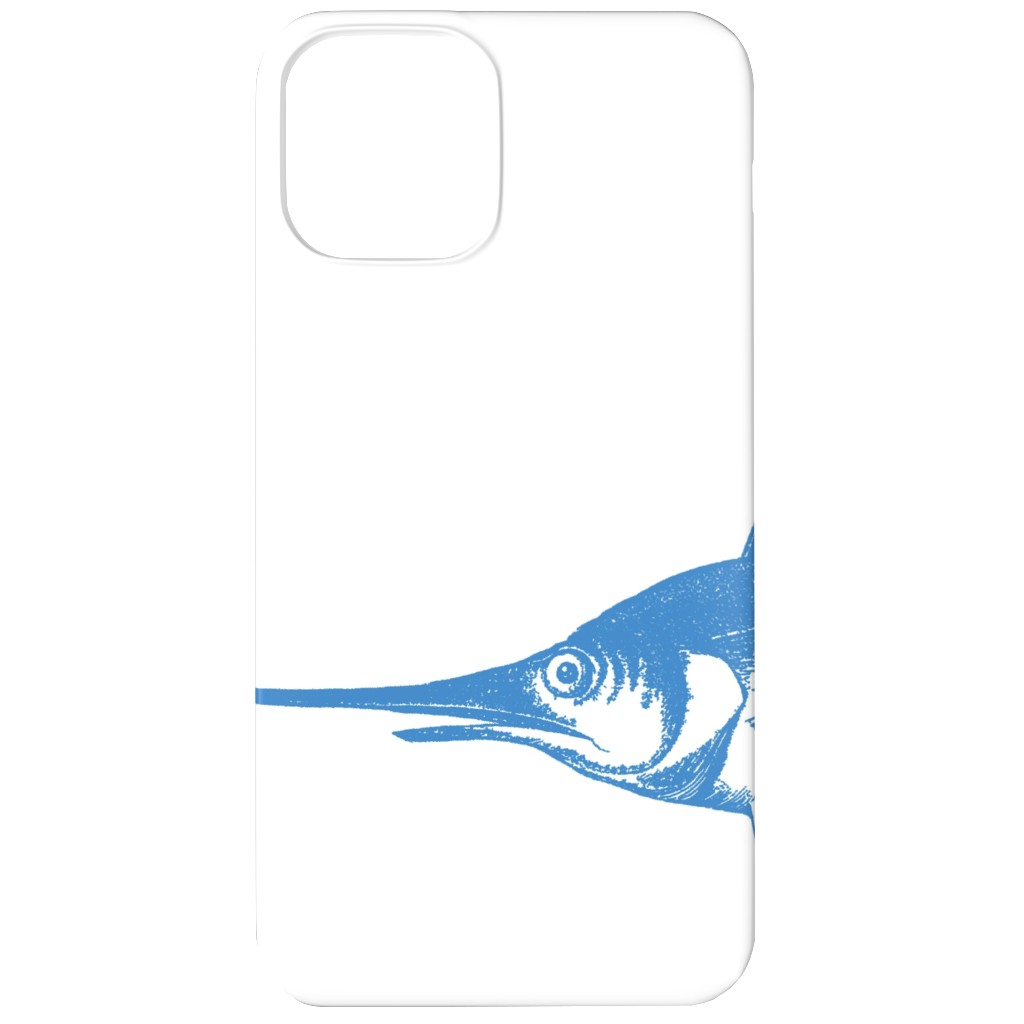 Marlin - Blue Phone Case, Silicone Liner Case, Matte, iPhone 12 Mini, Blue