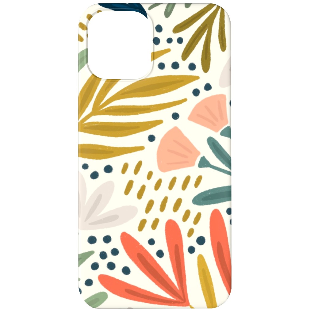 Henrietta Floral - Light Phone Case, Silicone Liner Case, Matte, iPhone 12 Mini, Multicolor