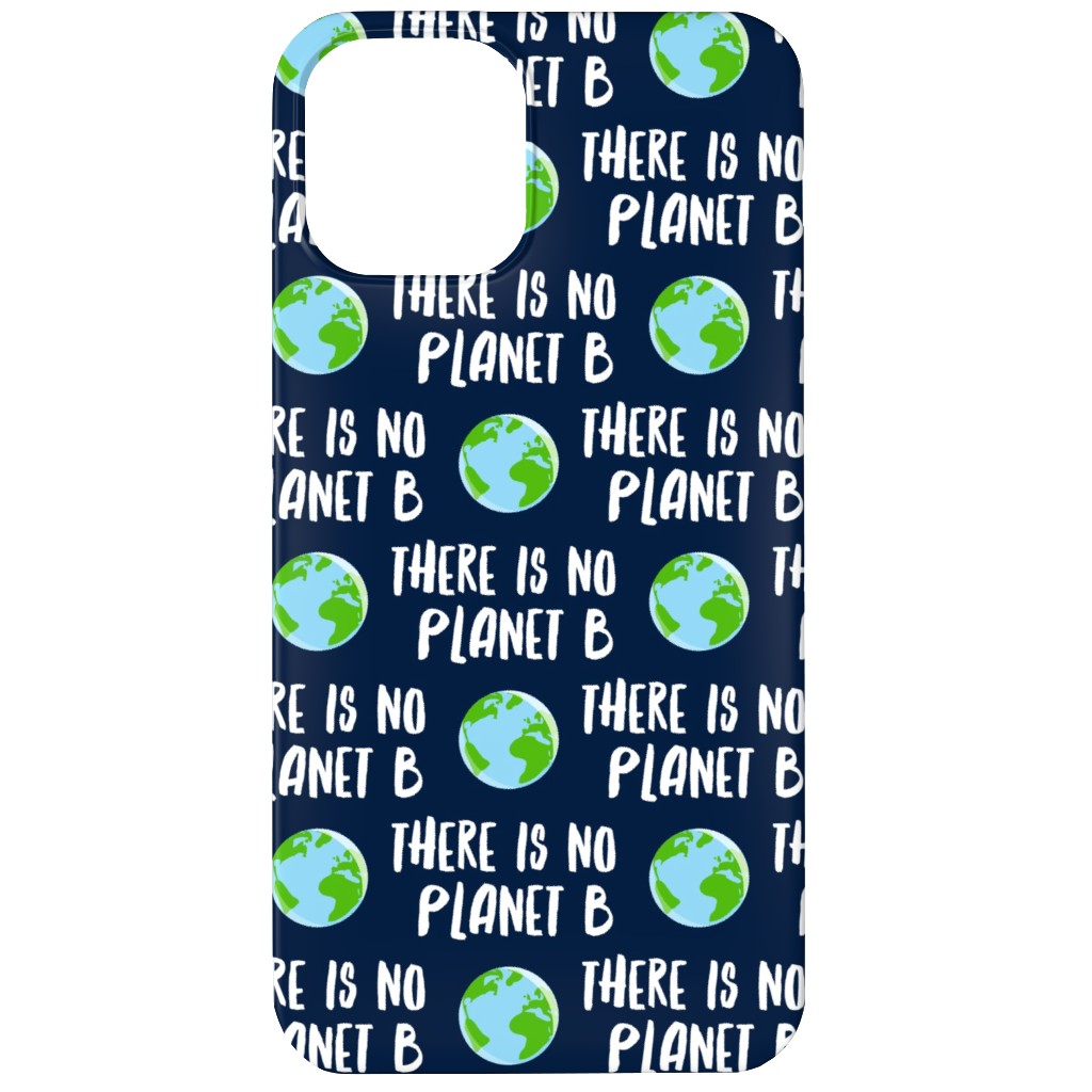There Is No Planet B - Earth Navy Phone Case, Silicone Liner Case, Matte, iPhone 12 Mini, Green, Classic Green