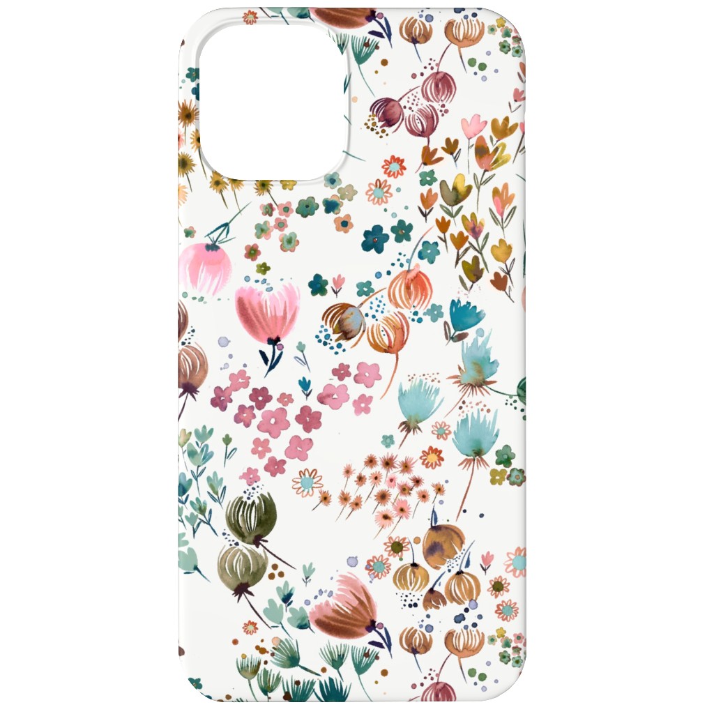 Meadow Flowers - Multi Phone Case, Slim Case, Matte, iPhone 12 Mini, Multicolor