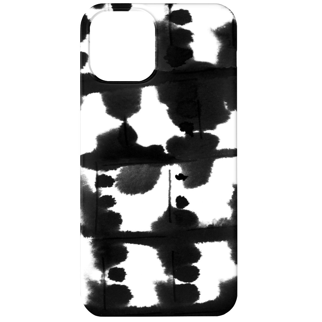 Parallel - Black Phone Case, Slim Case, Matte, iPhone 12 Mini, Black