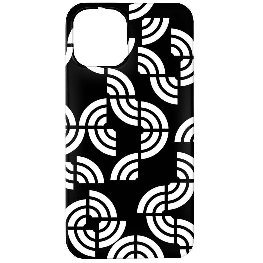 Beethoven - Black and White Phone Case, Slim Case, Matte, iPhone 12 Mini, Black