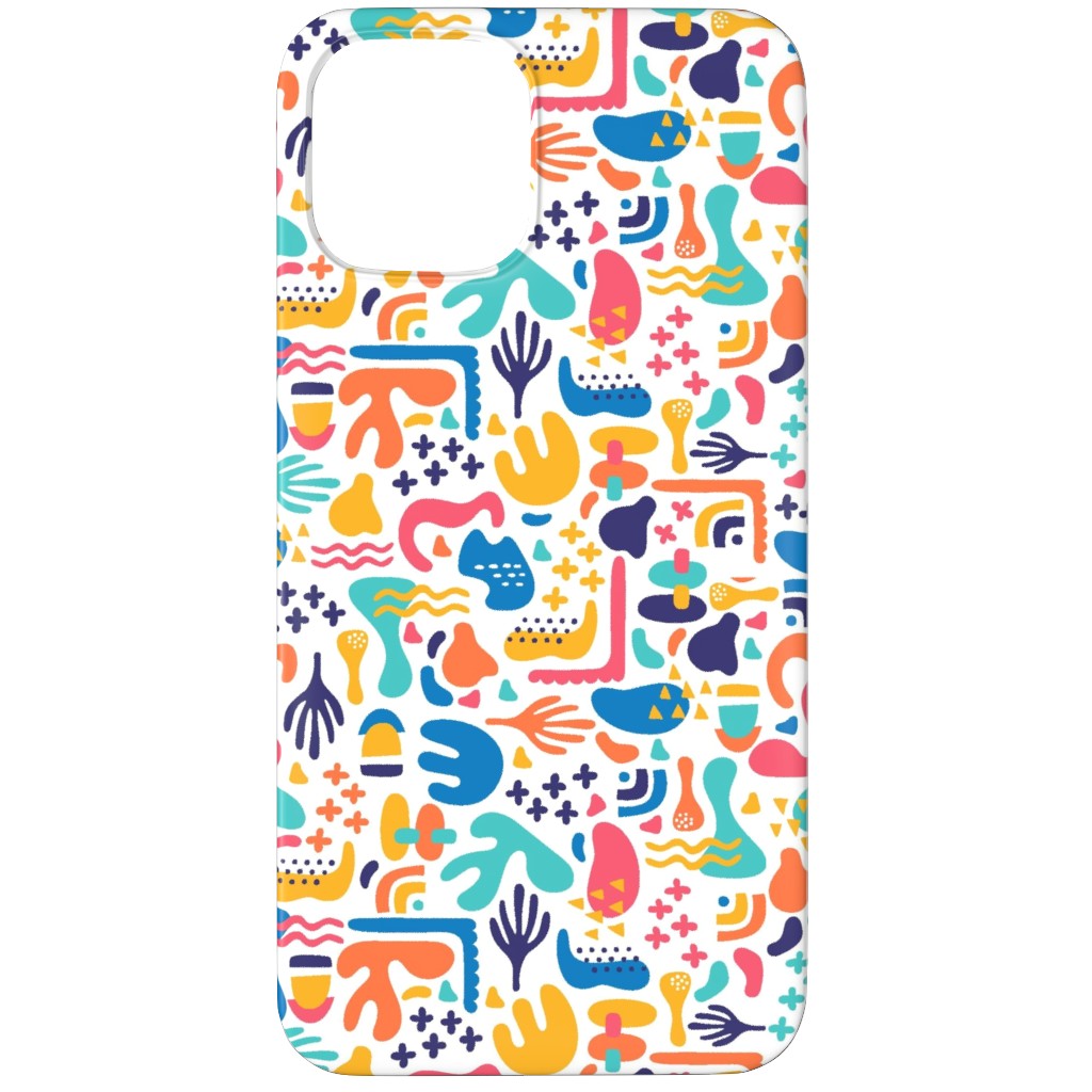 Organic Abstract Design - Multi Phone Case, Silicone Liner Case, Matte, iPhone 12 Pro Max, Multicolor