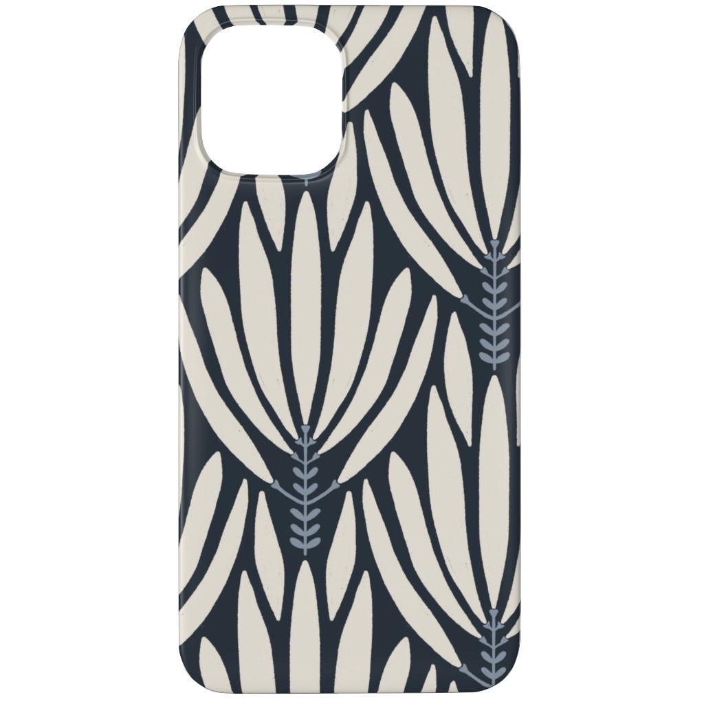 Cleopatra - Beige Phone Case, Slim Case, Matte, iPhone 12 Pro Max, Blue, True Blue