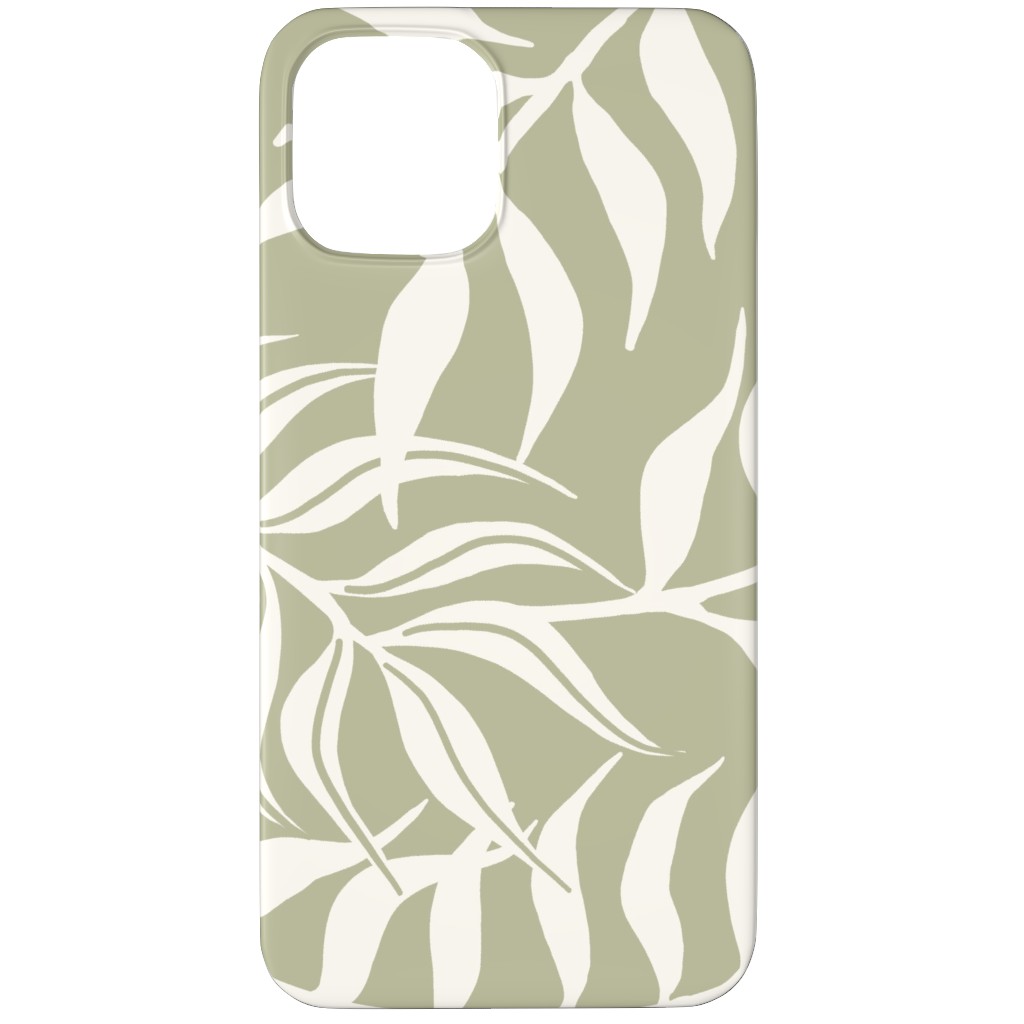 Moving Palms Phone Case, Slim Case, Matte, iPhone 12 Pro Max, Green