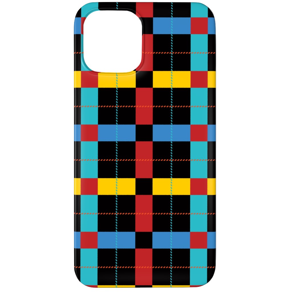 Pnw Pike Plaid - Multi Phone Case, Slim Case, Matte, iPhone 12 Pro Max, Multicolor