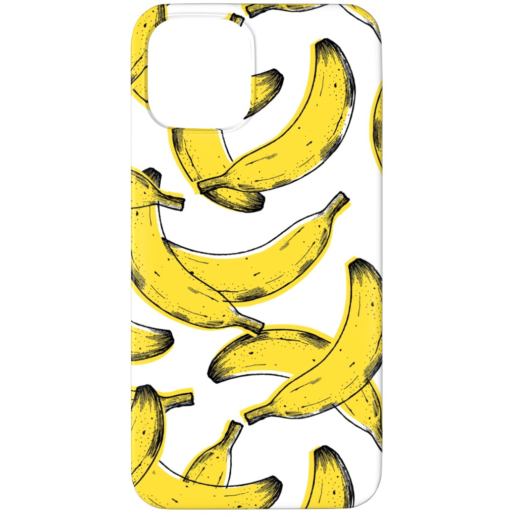 Banana Phone Case, Slim Case, Matte, iPhone 12 Pro Max, Yellow