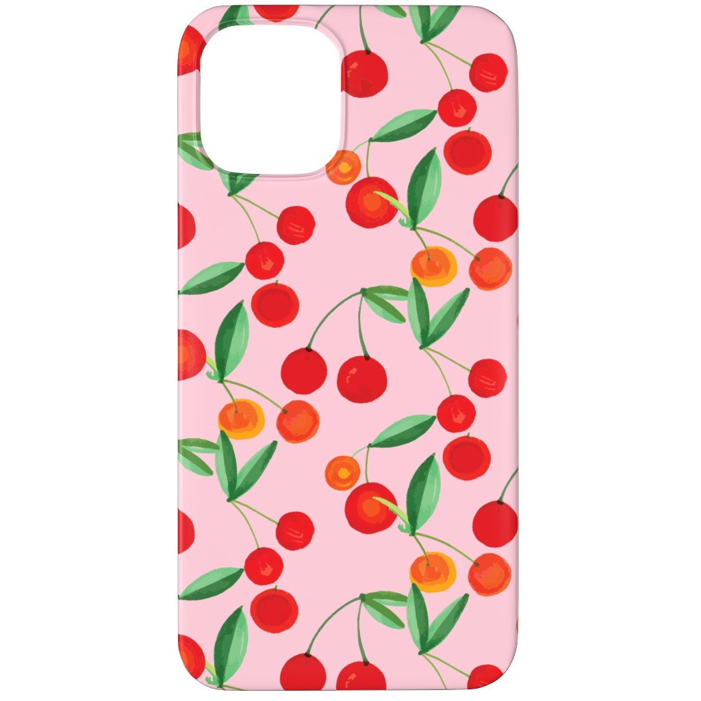 Cherry Farm Phone Case, Slim Case, Matte, iPhone 12 Pro Max, Pink, Bright Pink