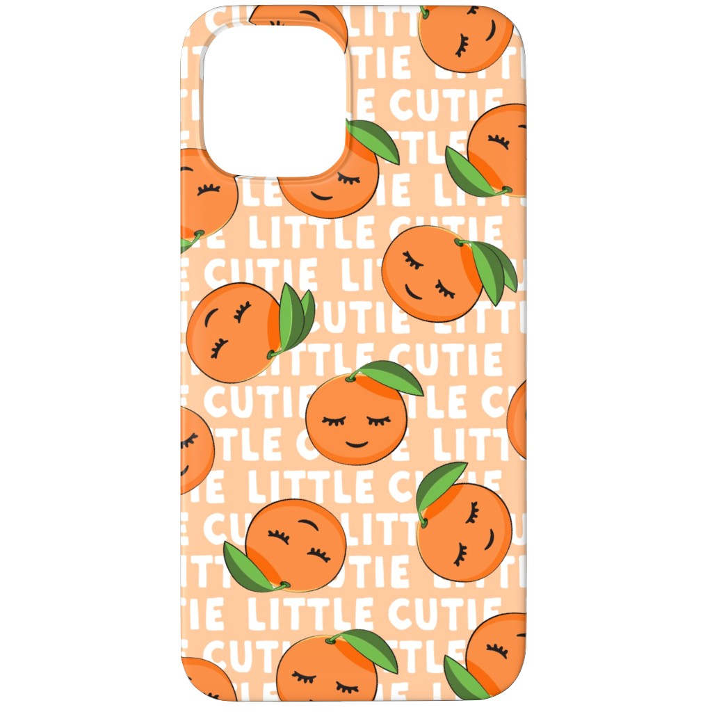Little Cutie - Happy Oranges - Orange Phone Case, Slim Case, Matte, iPhone 12 Pro Max, Orange