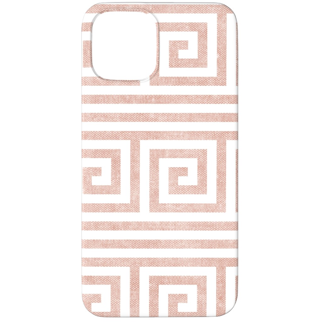 Green Key Stripes - Pink Phone Case, Slim Case, Matte, iPhone 12 Pro Max, Pink