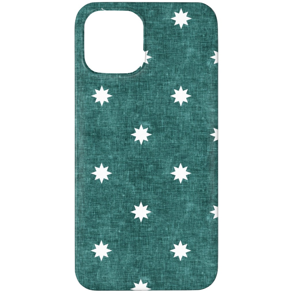 Vintage Stars Phone Case, Silicone Liner Case, Matte, iPhone 12 Pro, Green