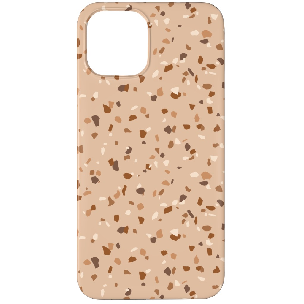 Terrazzo - Brown Phone Case, Slim Case, Matte, iPhone 12 Pro, Brown, Brown