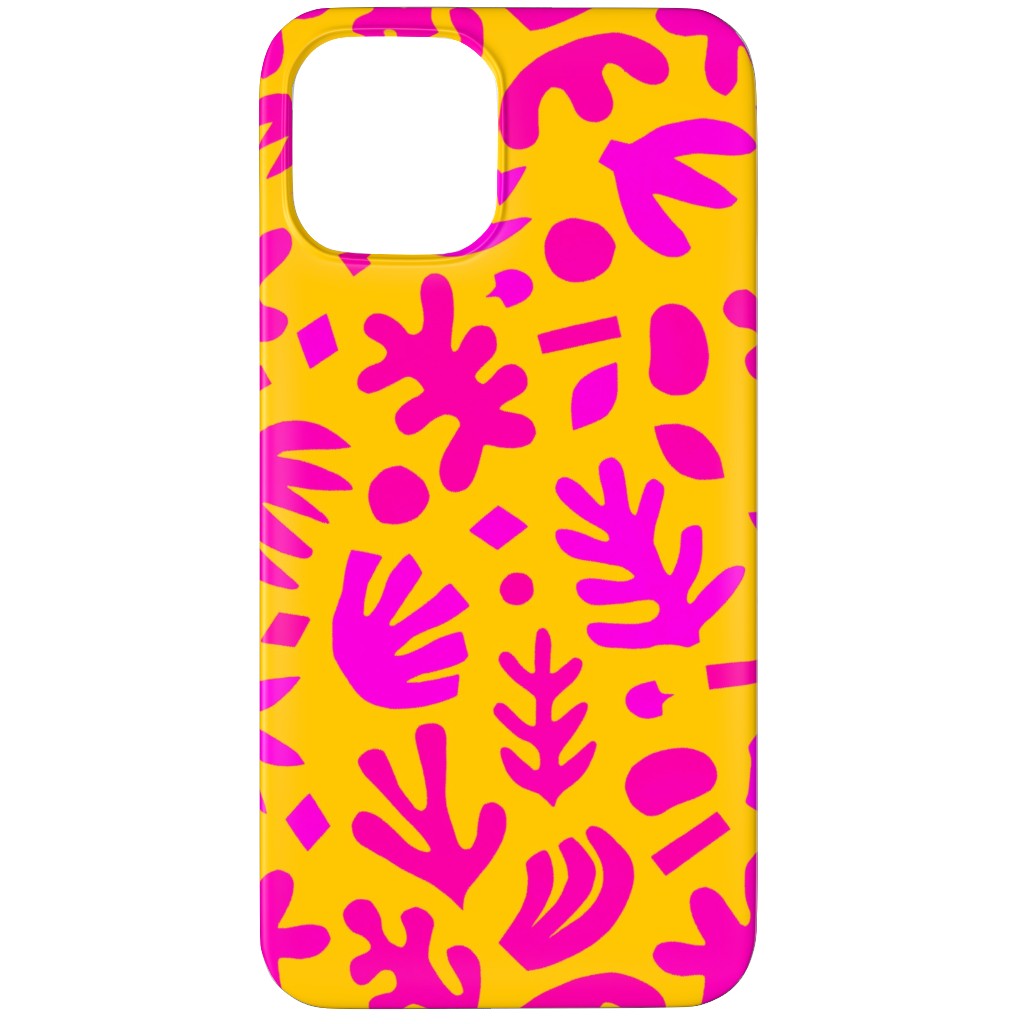 Matisse Paper Cuts - Neon Phone Case, Slim Case, Matte, iPhone 12 Pro, Pink, Bright Pink