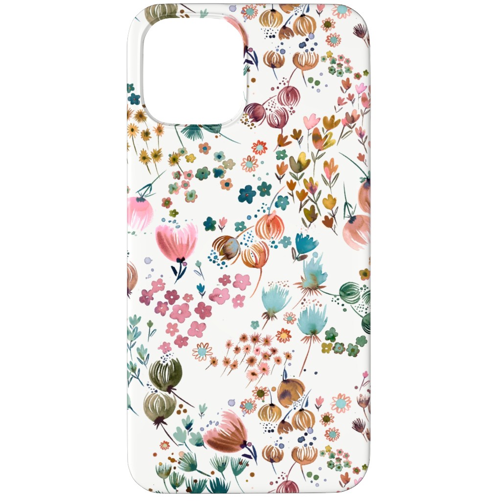 Meadow Flowers - Multi Phone Case, Slim Case, Matte, iPhone 12 Pro, Multicolor