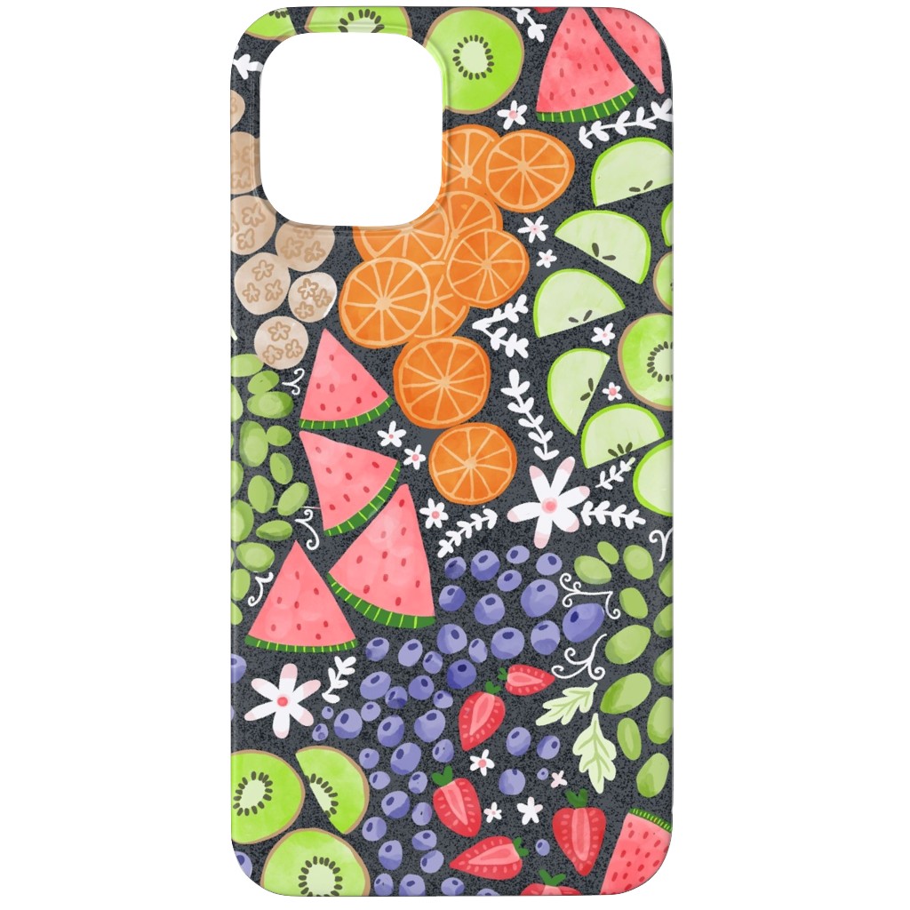 Fruity Medley Picnic Phone Case, Slim Case, Matte, iPhone 12 Pro, Multicolor