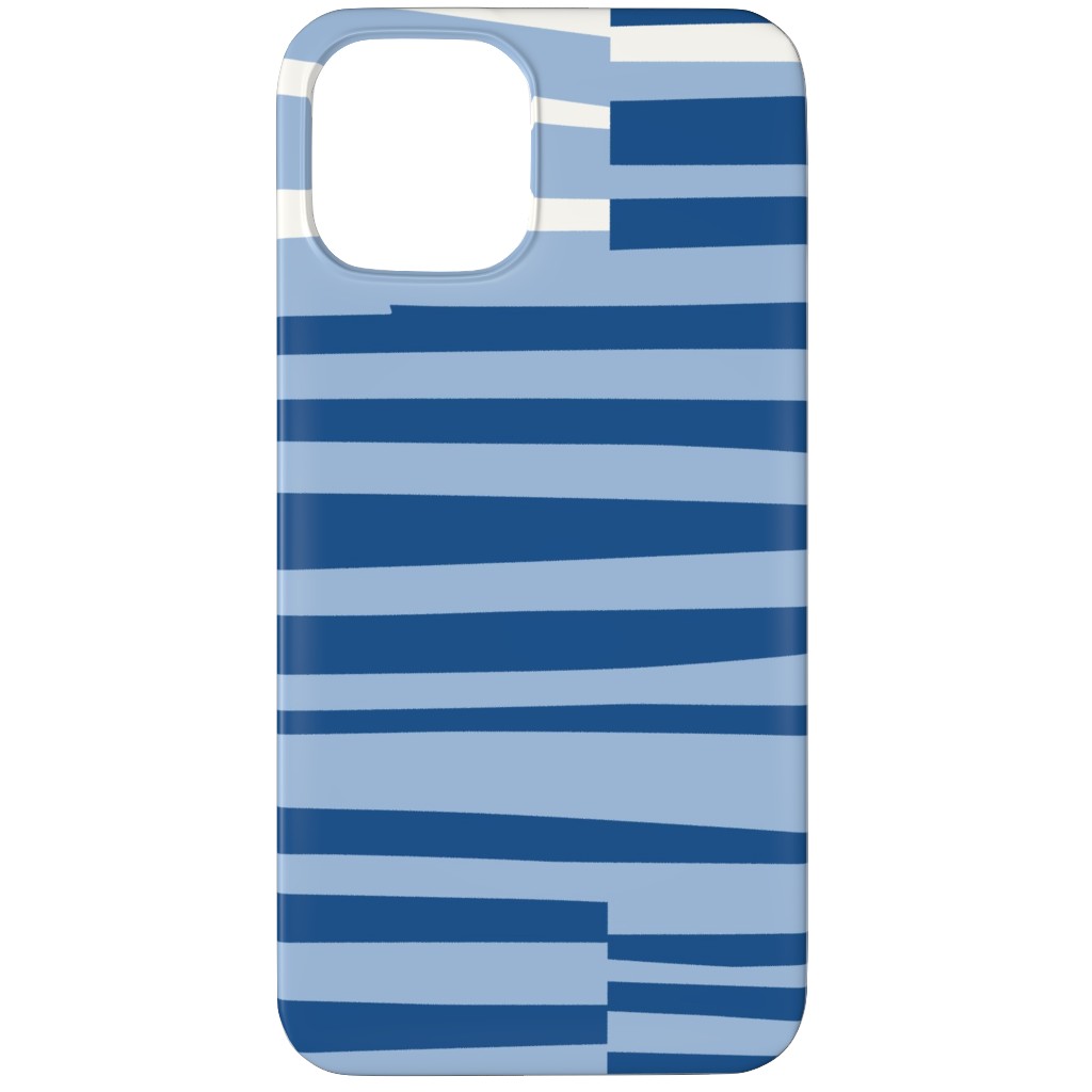 Twiggy Stripes Phone Case, Slim Case, Matte, iPhone 12 Pro, Blue, Light Blue
