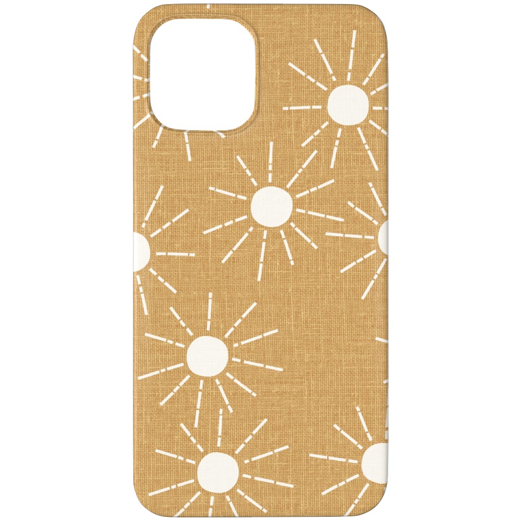 Summer Sunshine - Mustard Yellow Phone Case, Slim Case, Matte, iPhone 12 Pro, Yellow, Classic Yellow