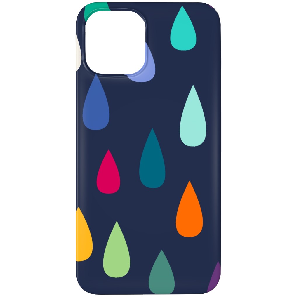 Jewelled Raindrops - Multi Phone Case, Slim Case, Matte, iPhone 12 Pro, Multicolor
