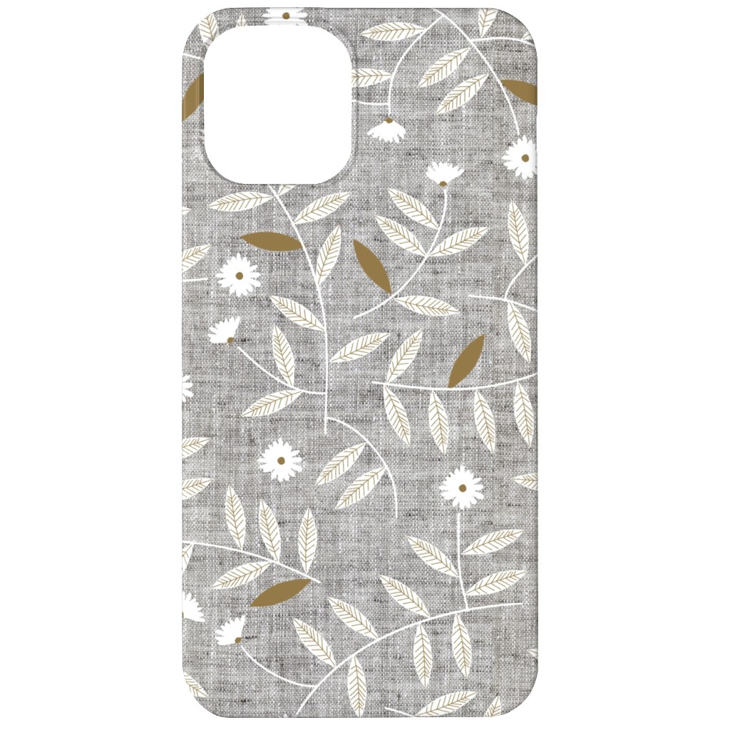 Darcy Phone Case, Silicone Liner Case, Matte, iPhone 12, Gray