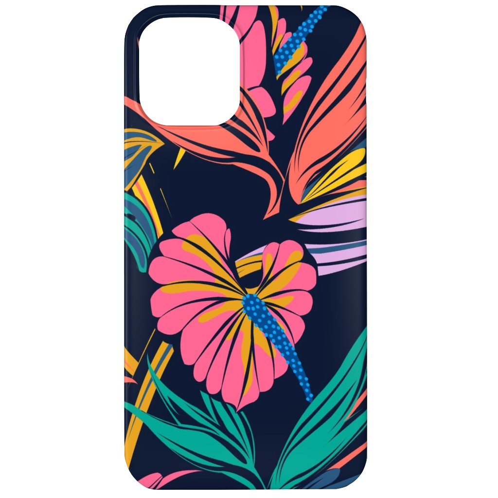 Electric Paradise Phone Case, Silicone Liner Case, Matte, iPhone 12, Multicolor