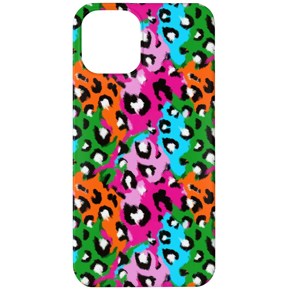 Leopard Print - Multi Phone Case, Slim Case, Matte, iPhone 12, Multicolor