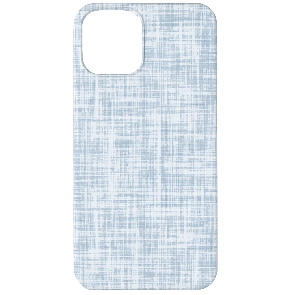Vintage Linen Phone Case, Slim Case, Matte, iPhone 12, Blue, Heaven