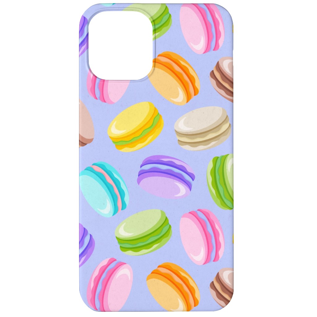 Pastel Macarons - Lavender Phone Case, Slim Case, Matte, iPhone 12, Purple