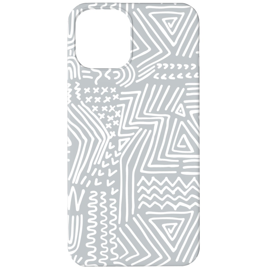 Spirited - Gray Phone Case, Slim Case, Matte, iPhone 12, Gray