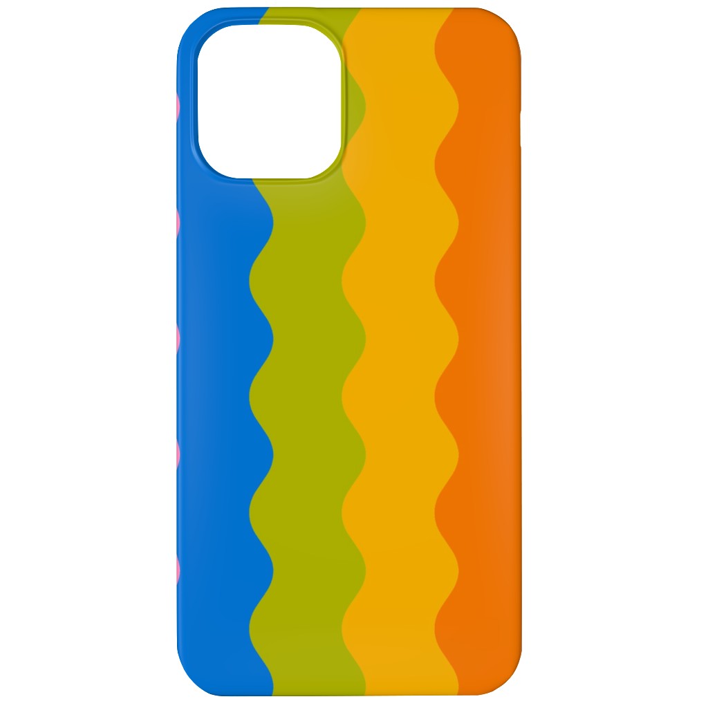 Rainbow Squiggles Phone Case, Slim Case, Matte, iPhone 12, Multicolor