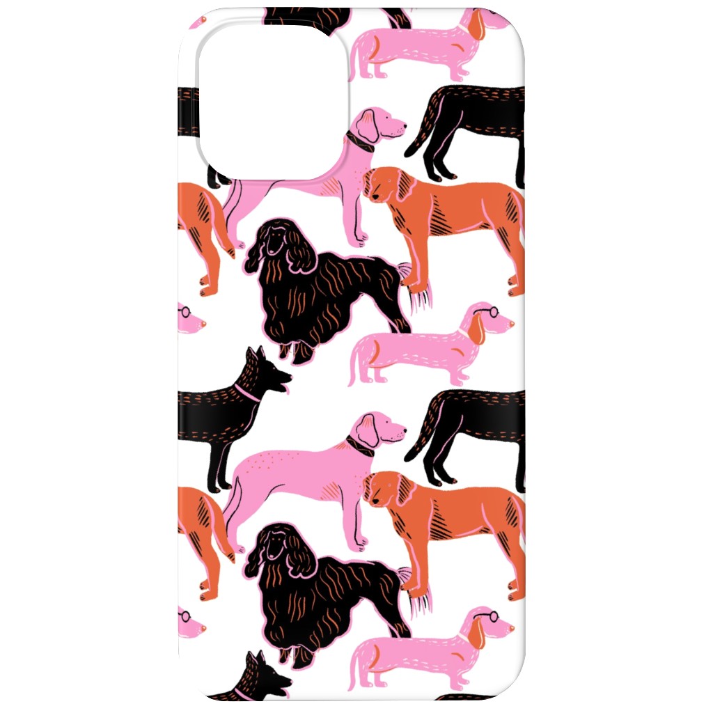 Goofy Dog Friends Phone Case, Slim Case, Matte, iPhone 12, White, White