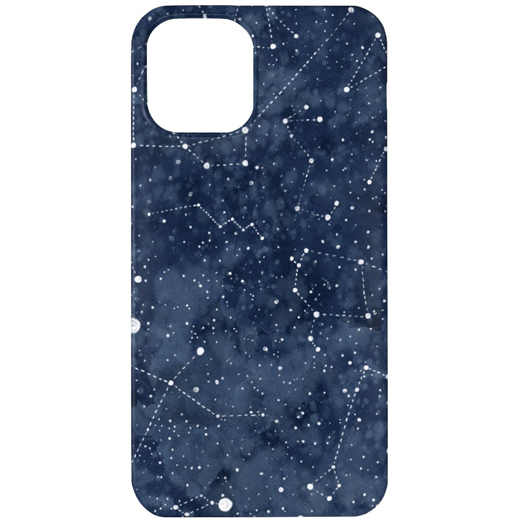 Star Constellations - Blue Phone Case, Slim Case, Matte, iPhone 12, Blue