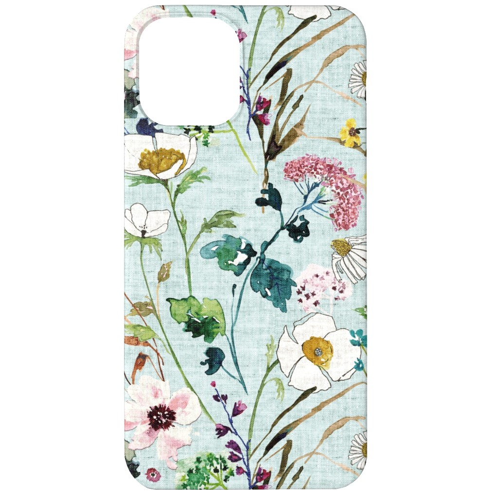 Verdure Wildflowers - Multi Phone Case, Slim Case, Matte, iPhone 12, Multicolor