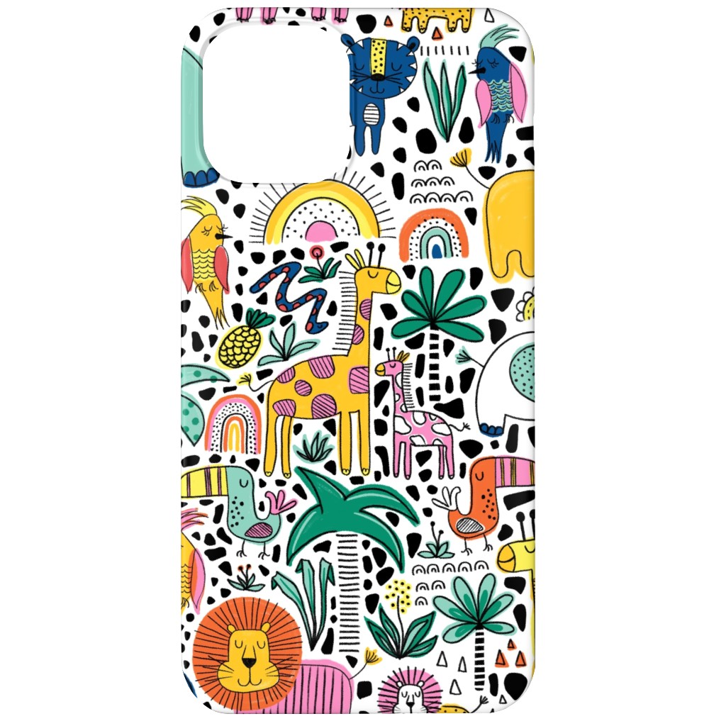Safari Fun - Multi Phone Case, Slim Case, Matte, iPhone 12, Multicolor