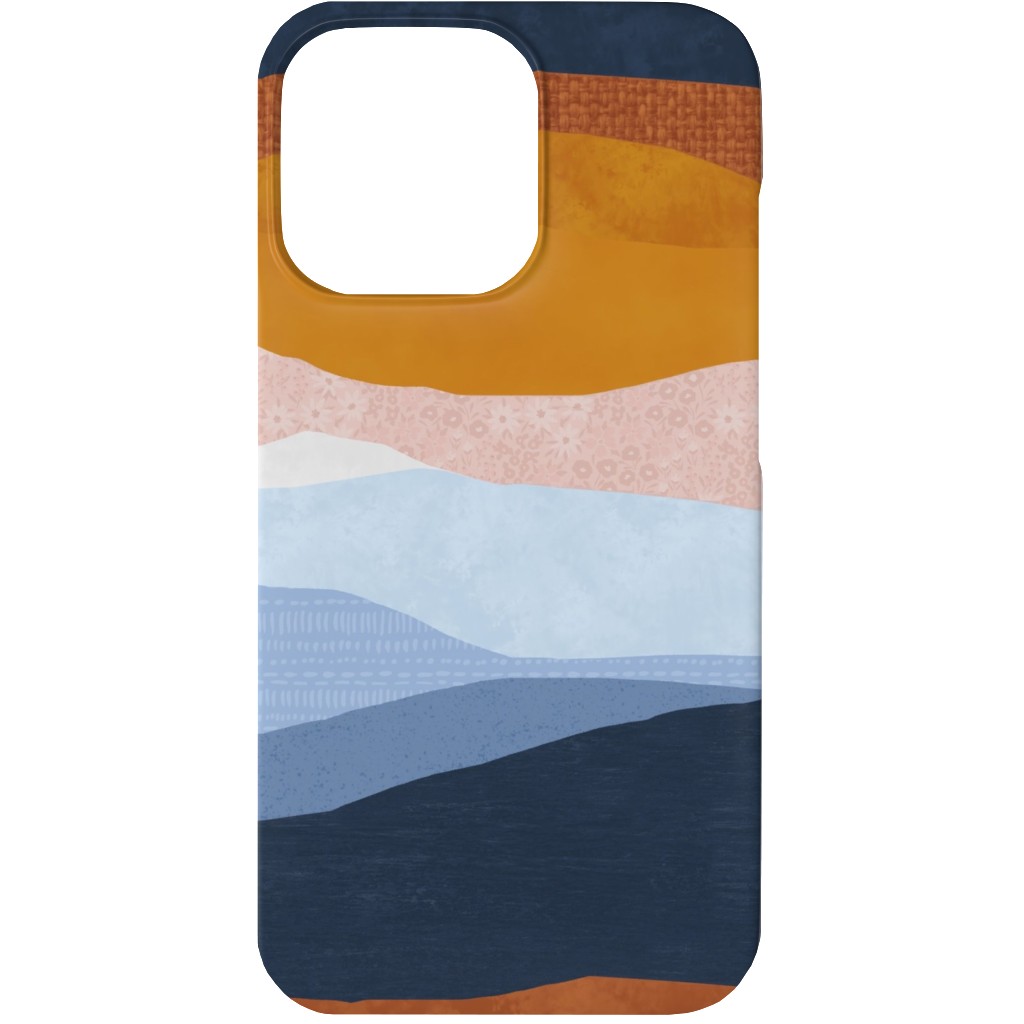 Desert Landscape Phone Case, Silicone Liner Case, Matte, iPhone 13 Mini, Multicolor
