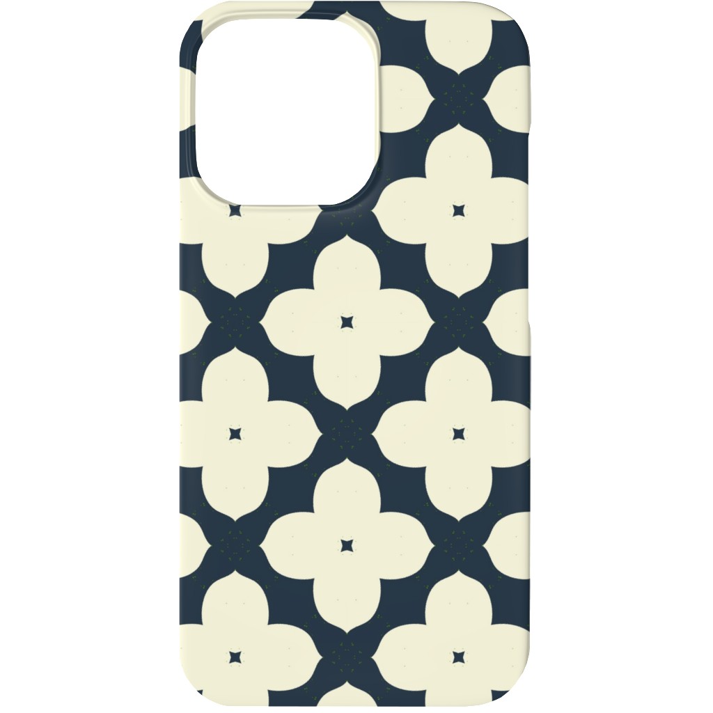 Bunchberry - Black Phone Case, Silicone Liner Case, Matte, iPhone 13 Mini, Blue