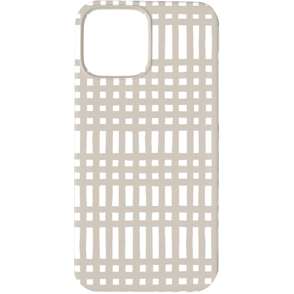 Loose Weave Phone Case, Silicone Liner Case, Matte, iPhone 13 Pro Max, Gray