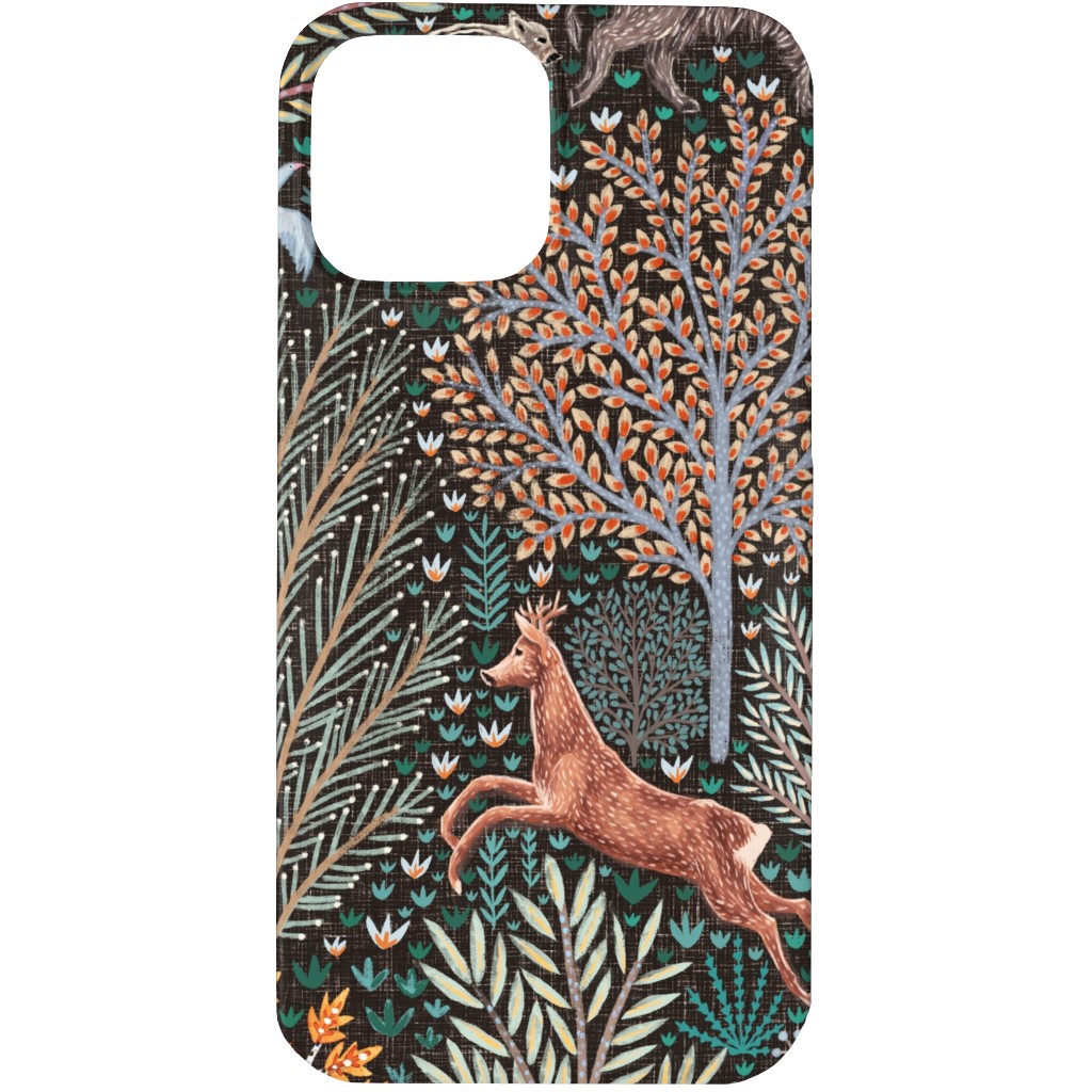 Forest Animals - Multi Phone Case, Silicone Liner Case, Matte, iPhone 13 Pro Max, Multicolor