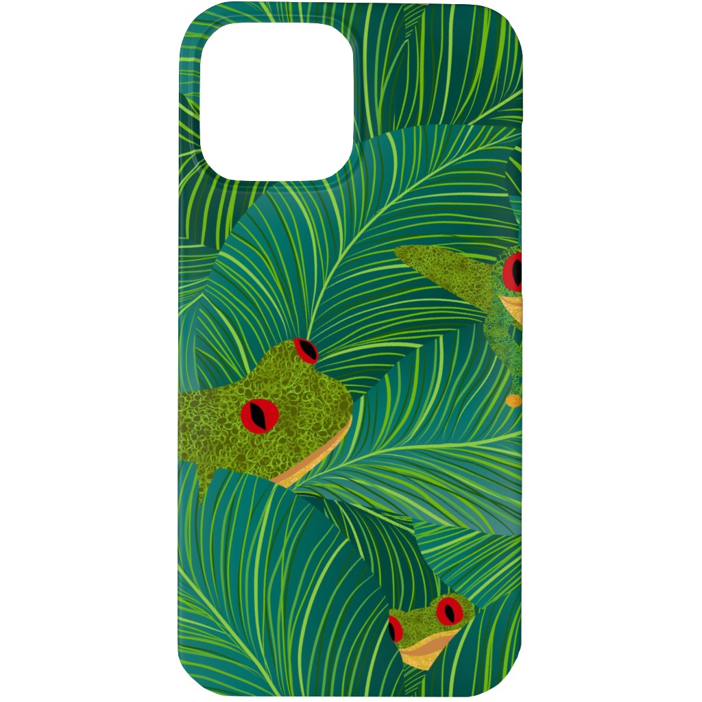Island Peepers Phone Case, Slim Case, Matte, iPhone 13 Pro Max, Green