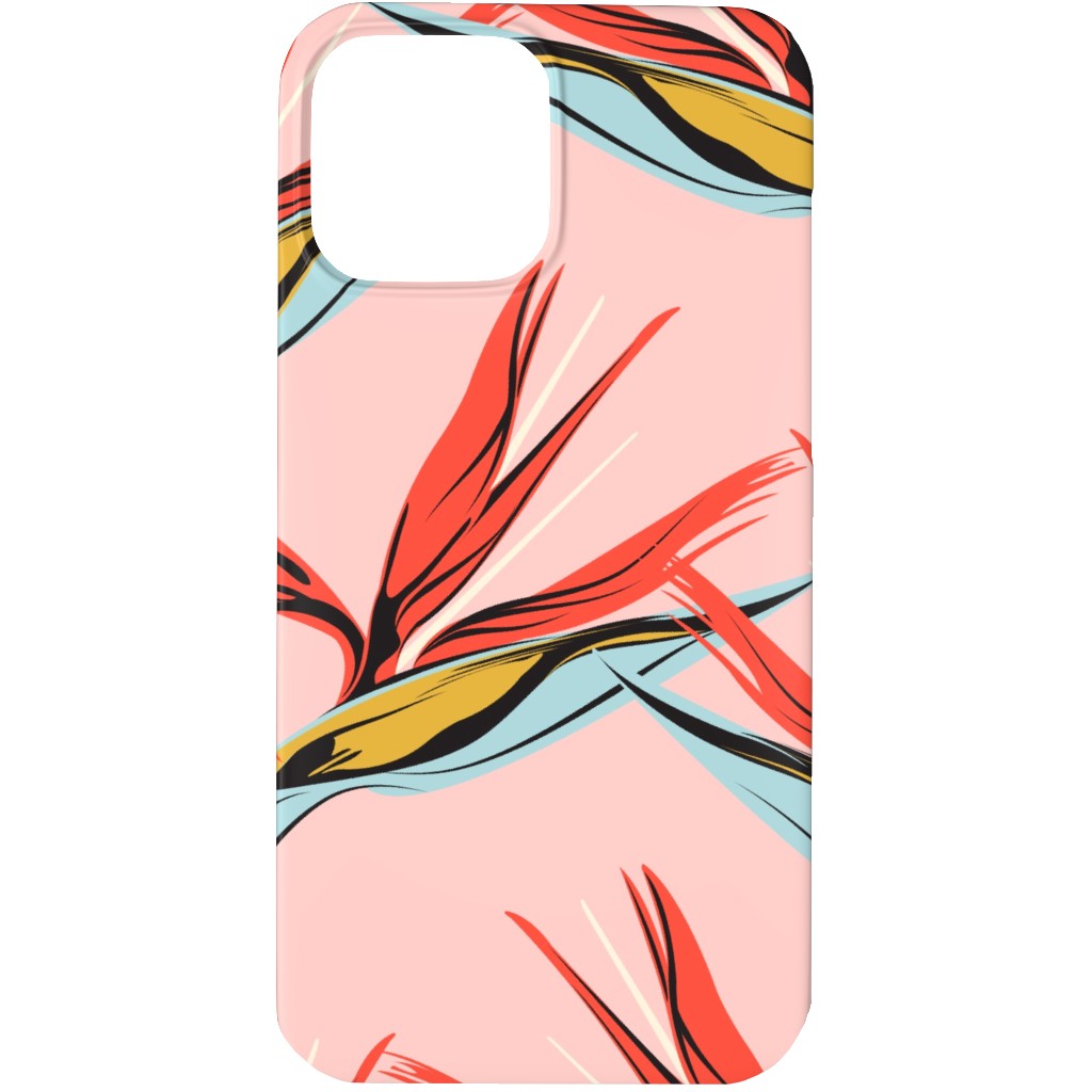 Bird of Paradise Phone Case, Slim Case, Matte, iPhone 13 Pro Max, Pink