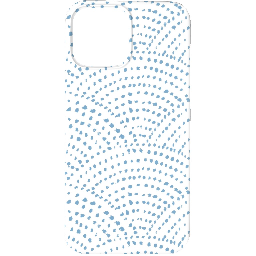 Ink Dot Scales Phone Case, Slim Case, Matte, iPhone 13 Pro Max, Blue, Air