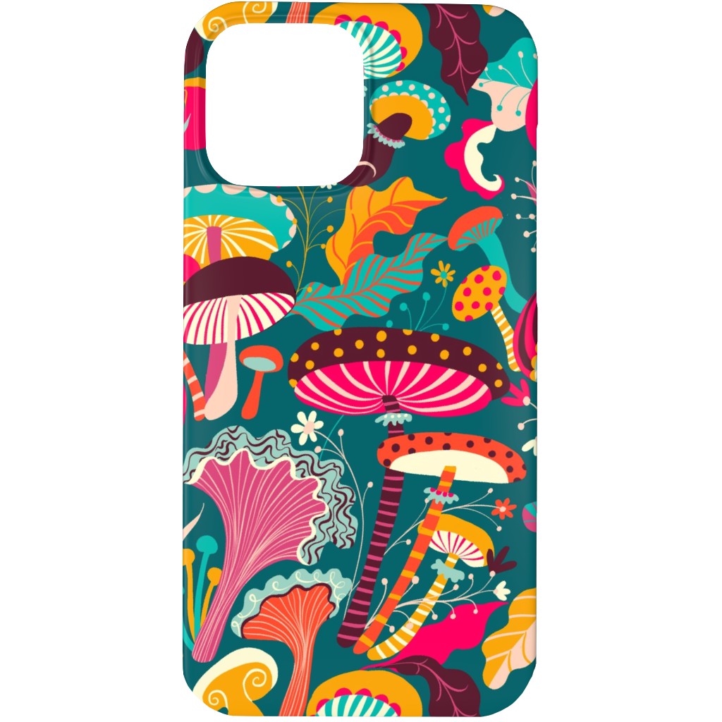 Fantastic Fungi - Multi Phone Case, Silicone Liner Case, Matte, iPhone 13 Pro, Multicolor