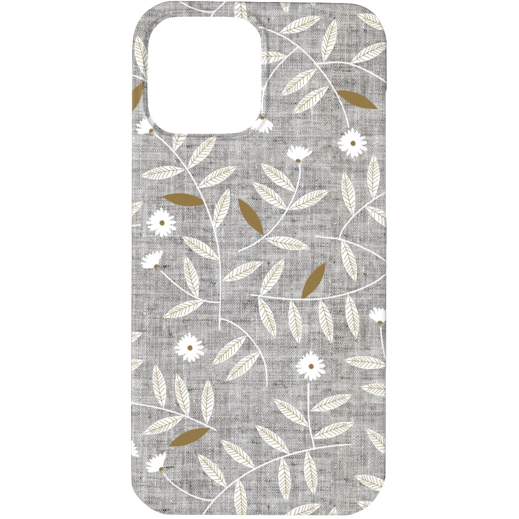 Darcy Phone Case, Silicone Liner Case, Matte, iPhone 13 Pro, Gray, Iron