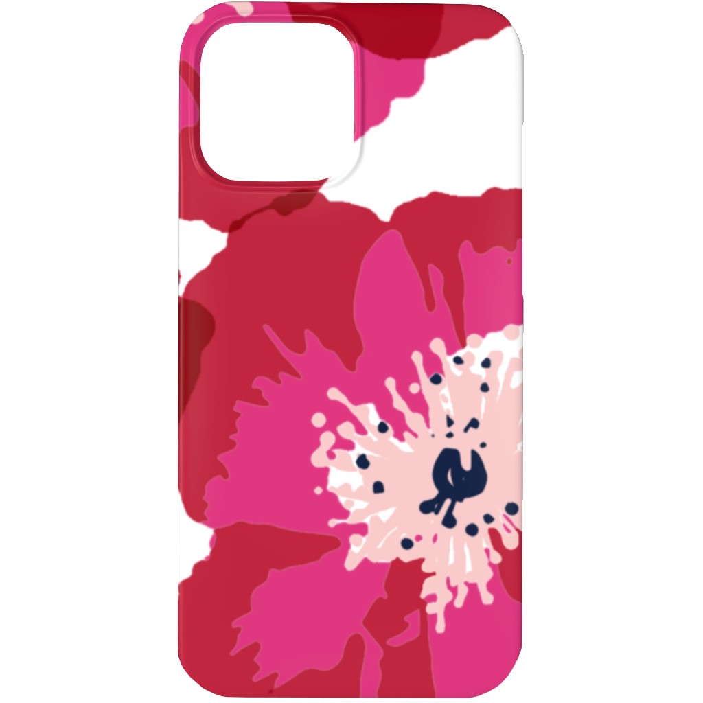 Really Big Poppies - Red Phone Case, Slim Case, Matte, iPhone 13 Pro, Pink